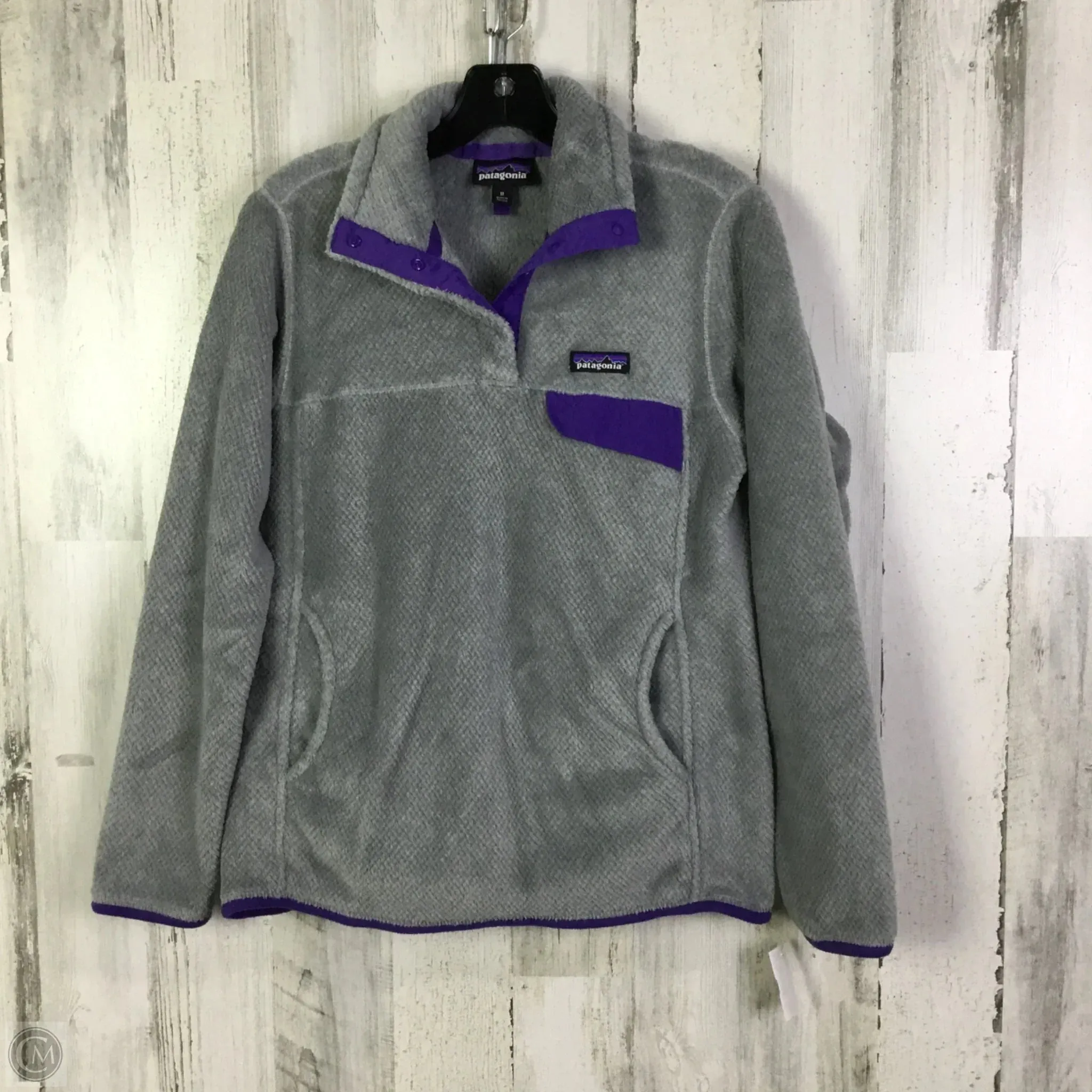 Sweatshirt Collar By Patagonia In Grey, Size: M Daily Wear Versatile Dress