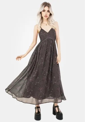 This dress offers both style and practicality ensuring you always look your best Classic bohemian-inspired dress Arnora Chiffon Lace Insert Cami Midaxi Dress