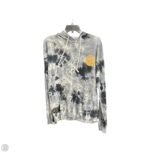 AntiPillFinish OdorControl Technology Sweatshirt Hoodie By Simply Southern In Tie Dye, Size: L