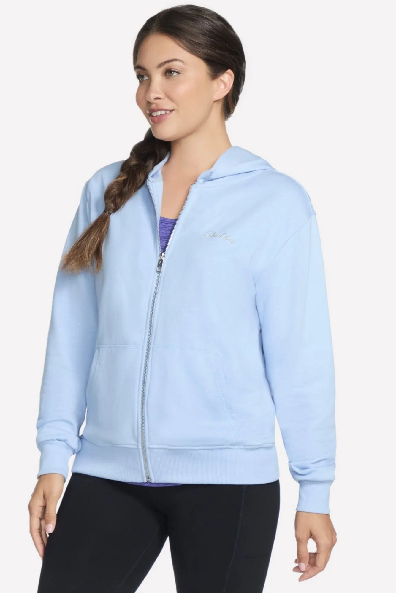 Vacation Style Hoodie | Brunnera Blue | 0805B1