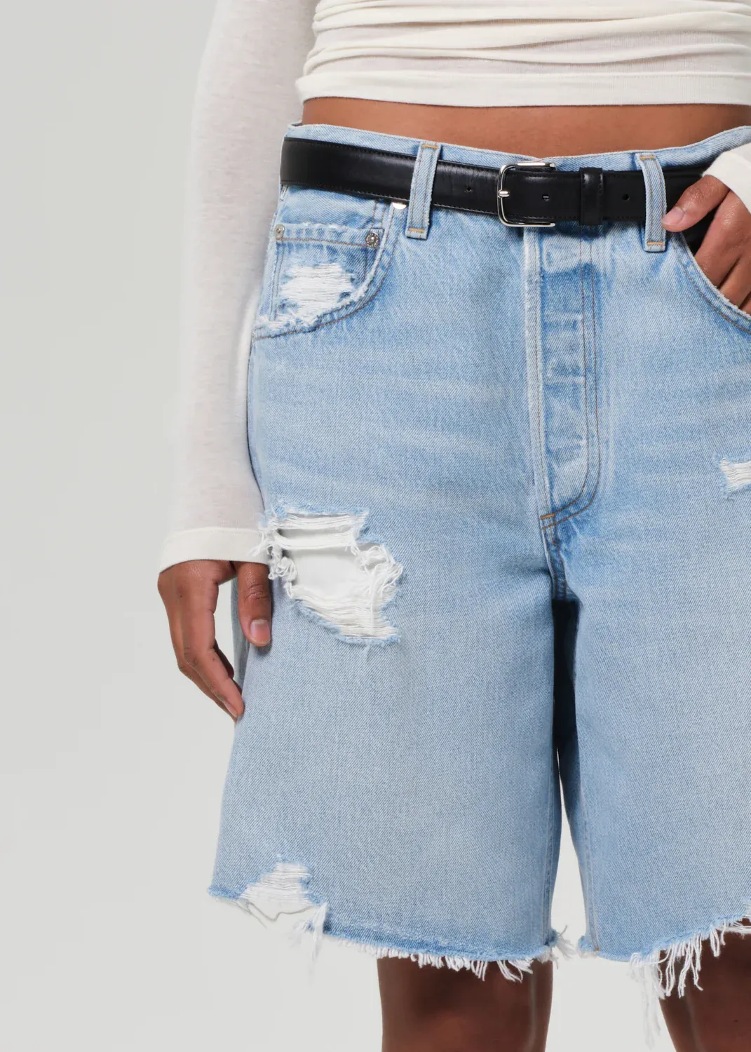 Flexible Fabric corduroy shorts Ayla Baggy Short