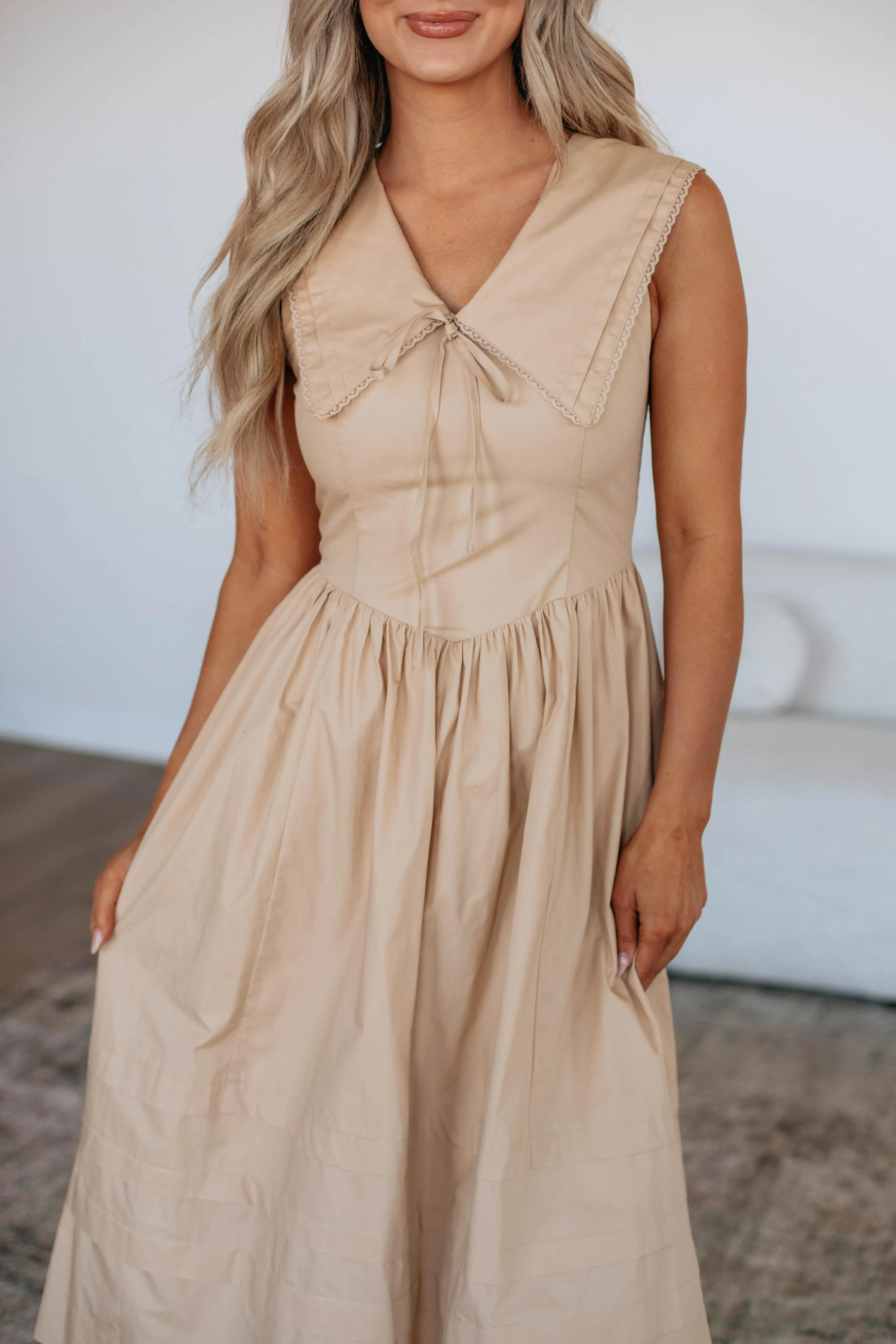 Leonie Midi Dress warm glow
