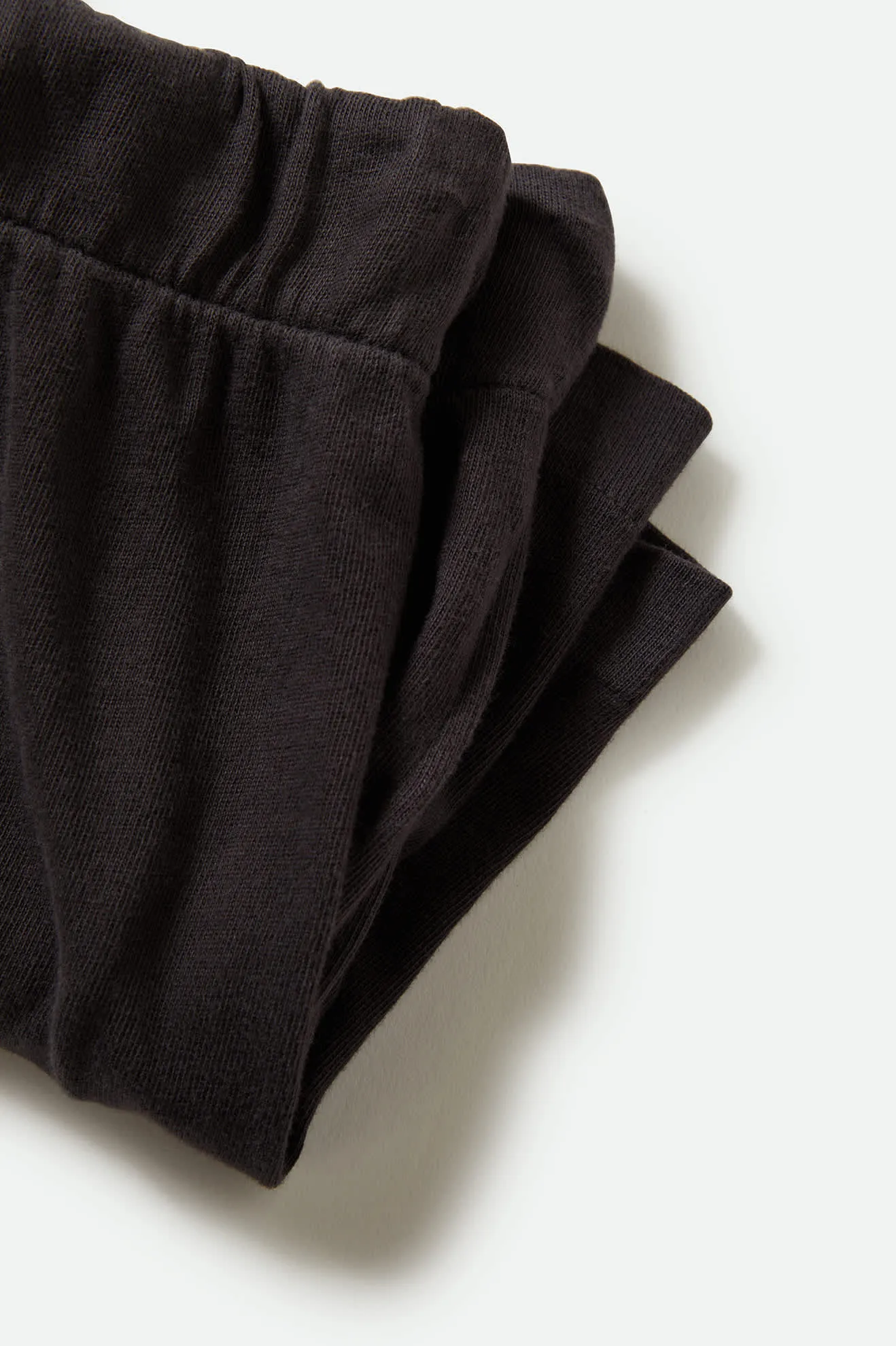 Anti Static Finish raincoat Carefree Organic Garment Dyed Lounge Short - Black