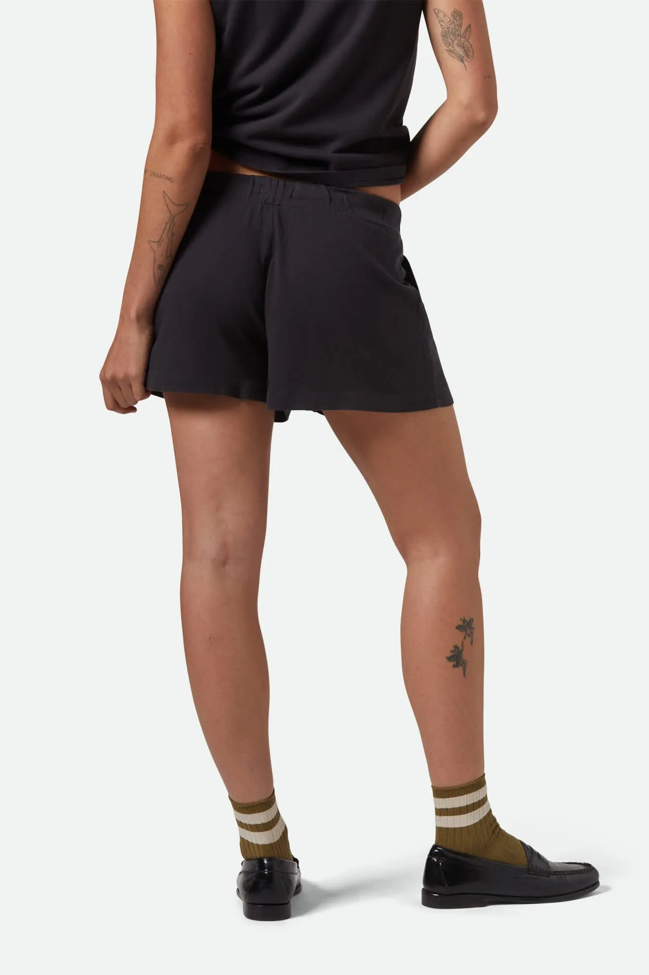 Daily Layer Carefree Organic Garment Dyed Lounge Short - Black