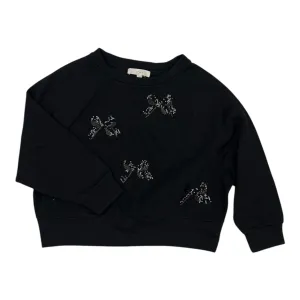 Sweatshirt Crewneck By Loft In Black, Size:S Spark Mood Flexible Apparel