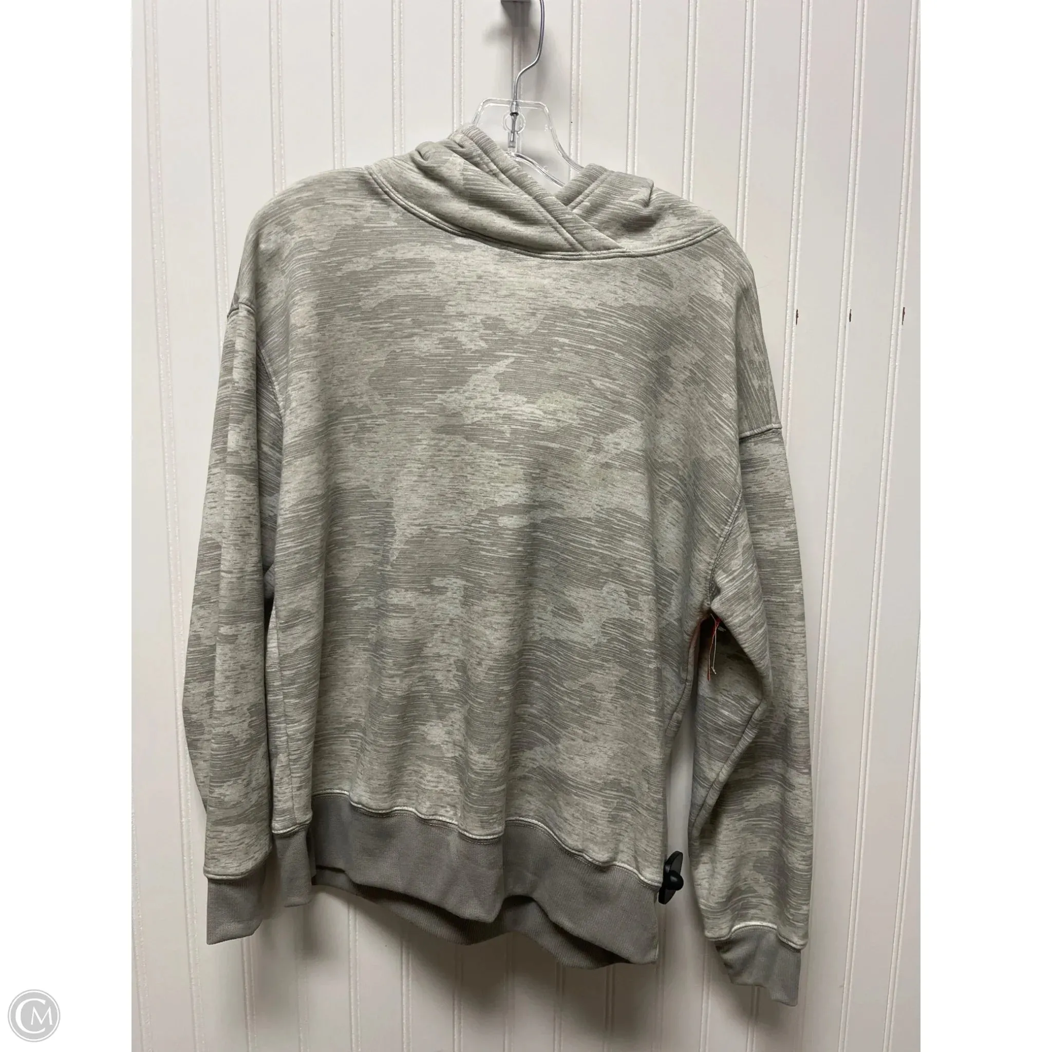 Sweatshirt Hoodie By Just Be In Grey, Size: M Zero Core