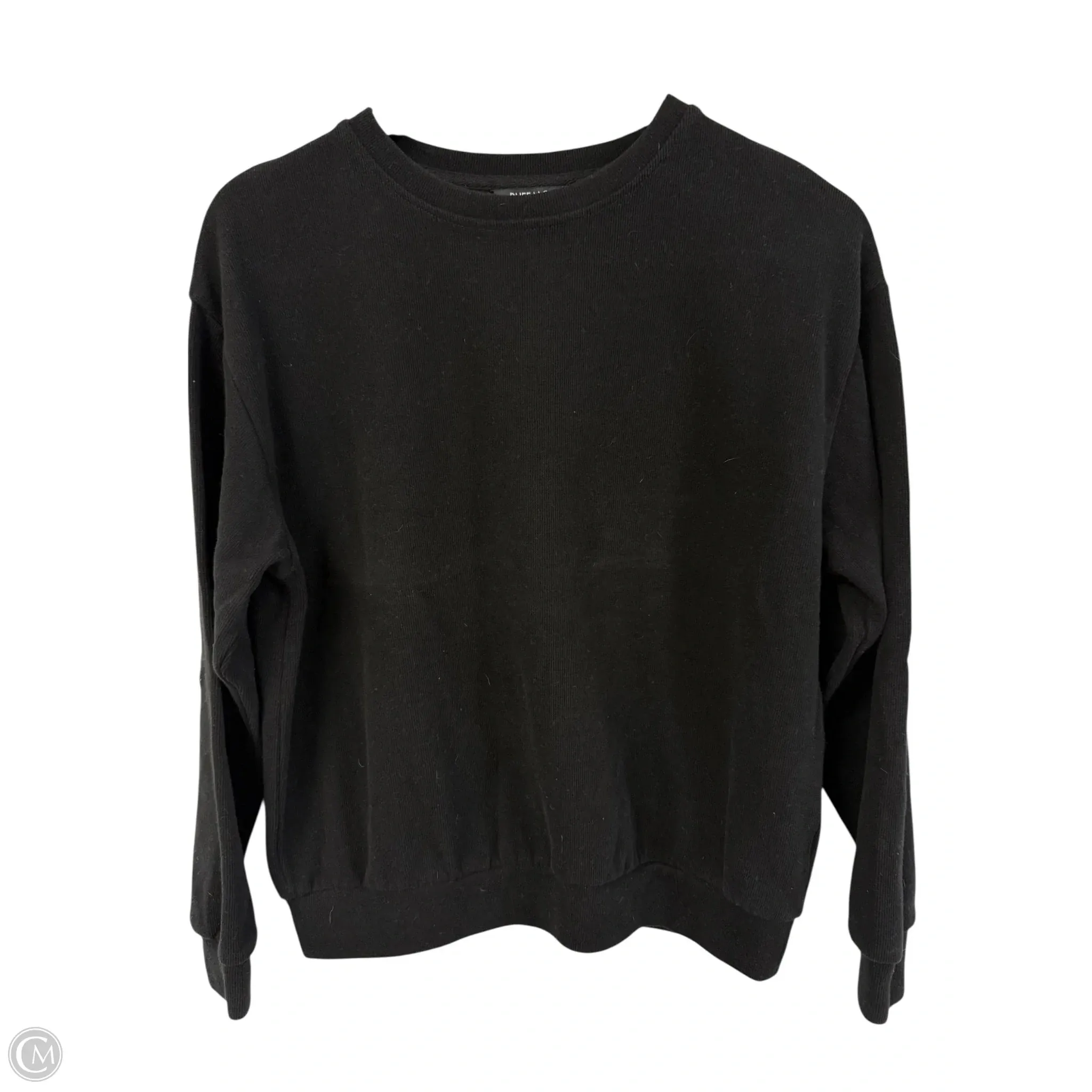 Sweatshirt Crewneck By Buffalo David Bitton In Black, Size: S Sporty Jacket Heart Soul