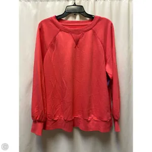 Sweatshirt Crewneck By Livi Active In Pink, Size: L Moon Cool Dream Base