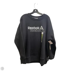 AntiStaticLining Sweatshirt Crewneck By Reebok In Black, Size: Xl