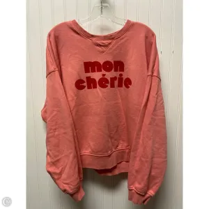 Sweatshirt Crewneck By Universal Thread In Pink, Size: L Practical Leggings