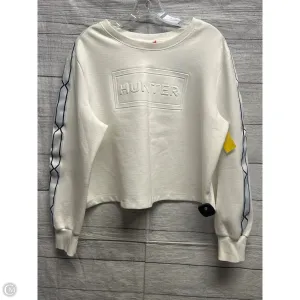 Sweatshirt Crewneck By Hunter In Ivory, Size: Xl Practical Leggings FadeResistant Dye