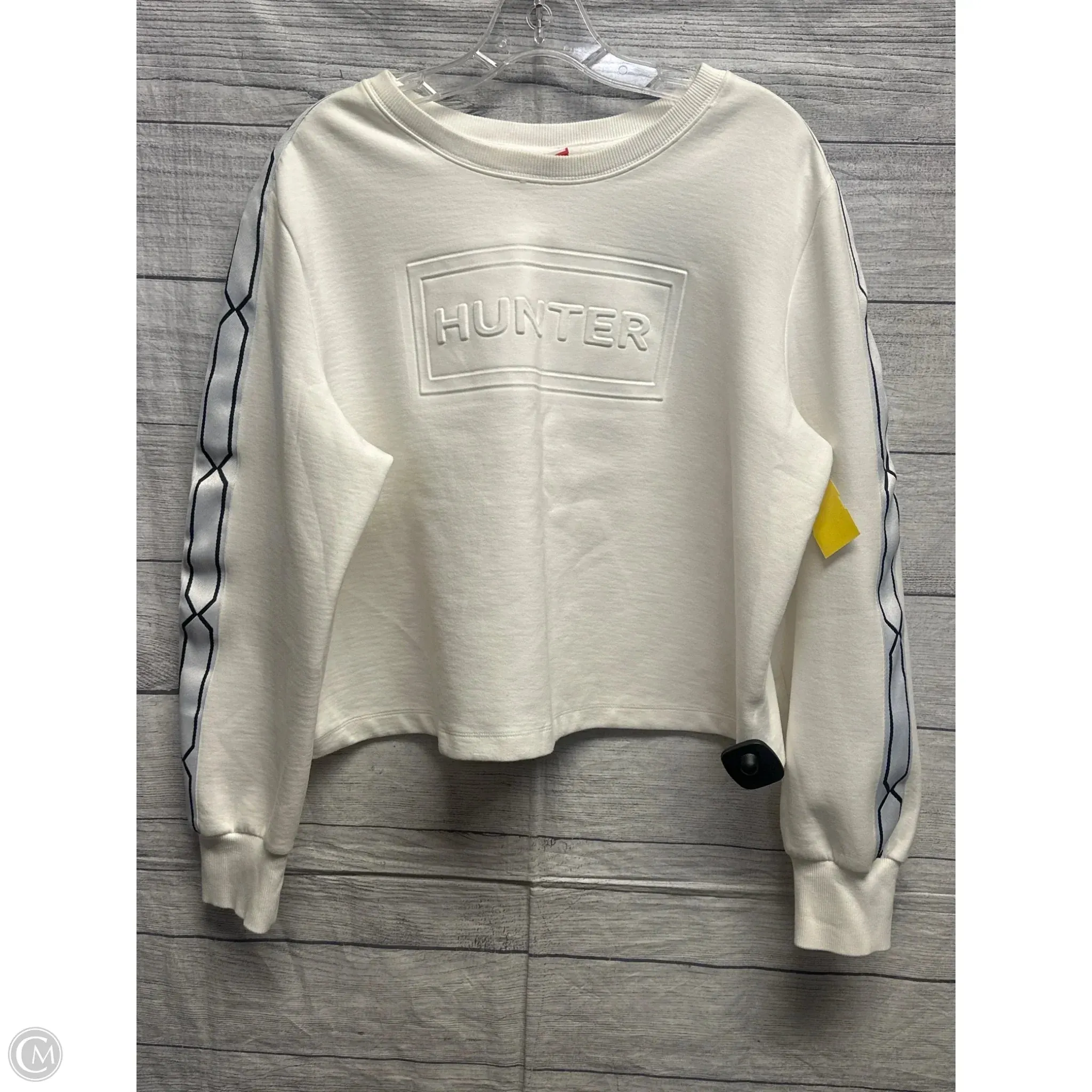 Sweatshirt Crewneck By Hunter In Ivory, Size: Xl Practical Leggings FadeResistant Dye