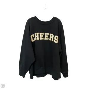 Sweatshirt Crewneck By Universal Thread In Black, Size: 3x Casual Fashion Formal Wear