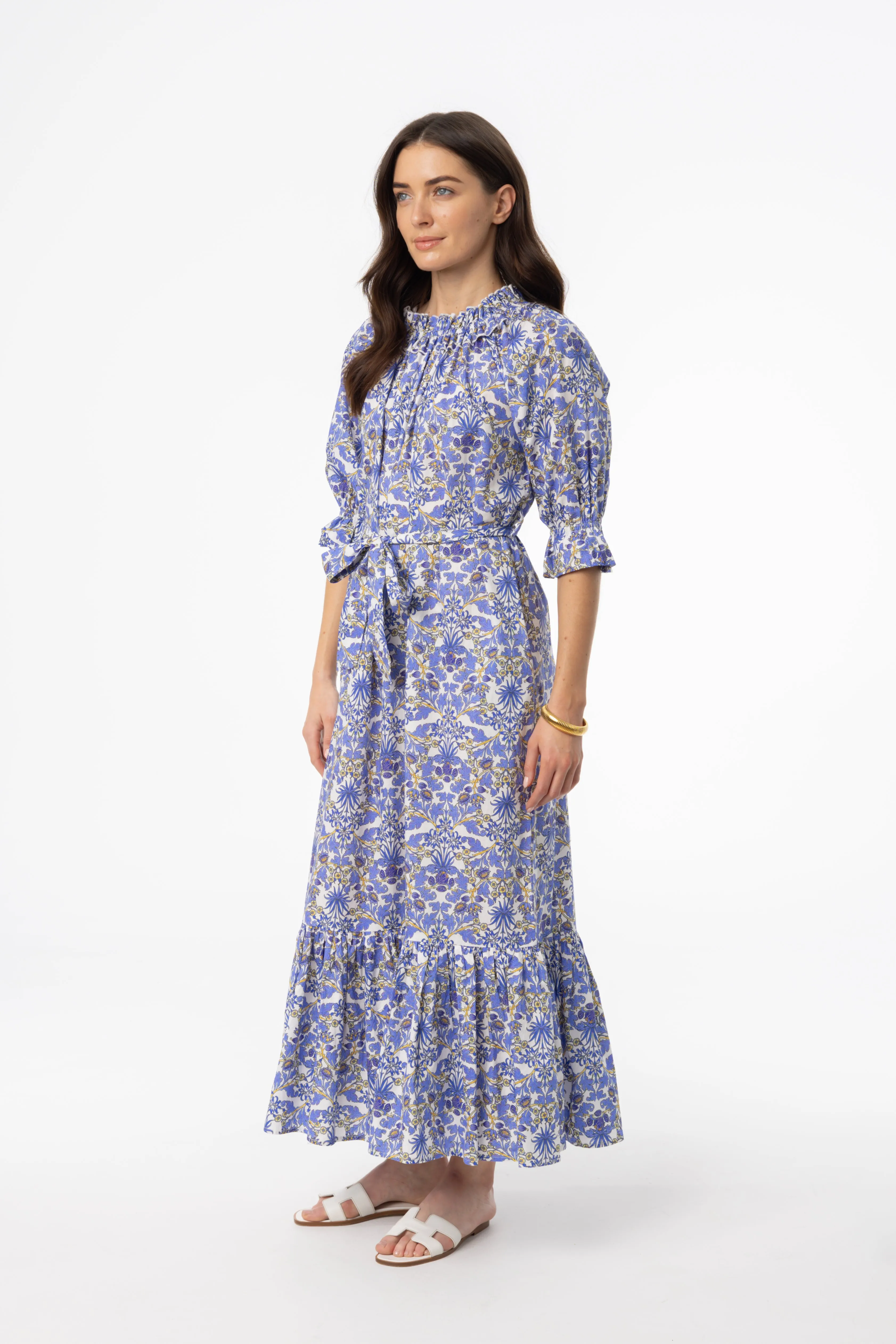 Blue Paisley Maxi Dress Zero Core