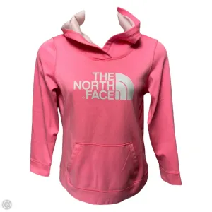 DoubleLayeredHem Sweatshirt Hoodie By The North Face In Pink, Size: M