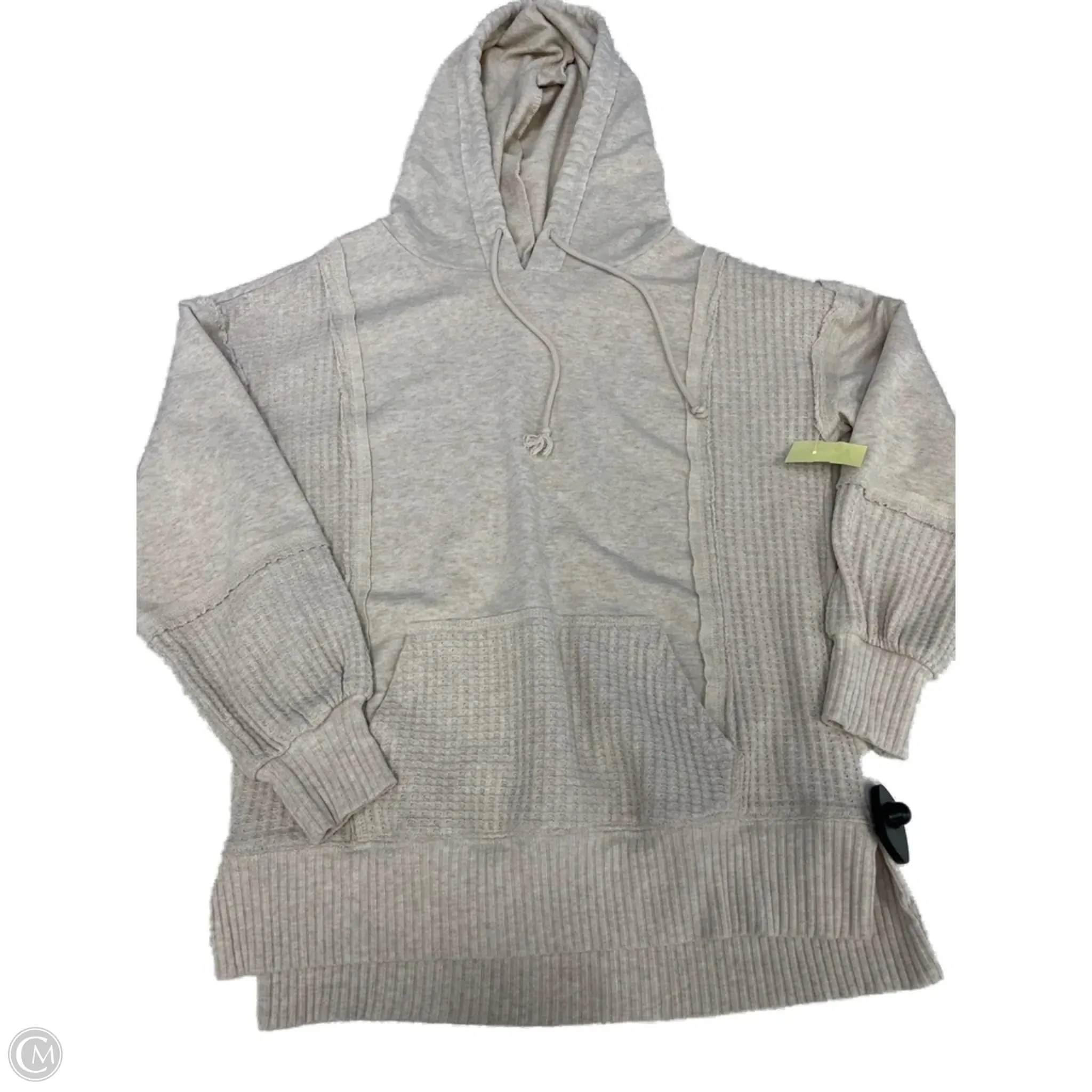 Sweatshirt Hoodie By Time And Tru In Cream, Size: S Reinforced Edges Utility Mode