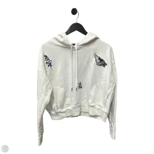 Travel Outfit Sweatshirt Hoodie By Clothes Mentor In White, Size: S
