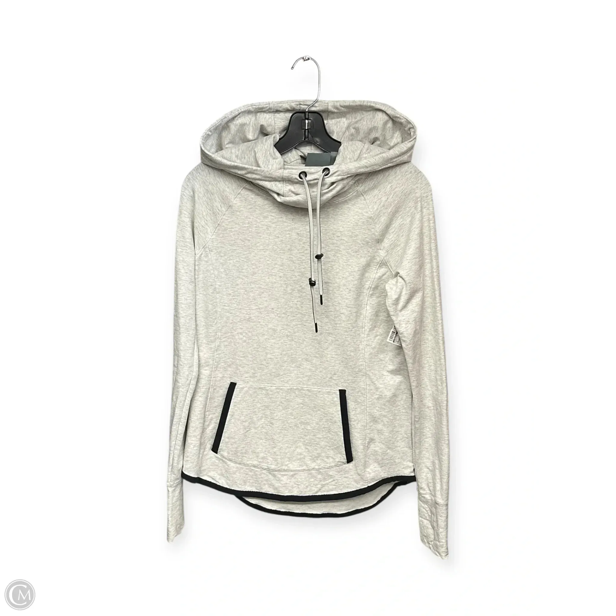 Workwear Essentials Comfy Fashion Athletic Sweatshirt Hoodie By Athleta In Grey, Size: Xs