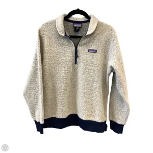 Cozy clothing Trendy Look Sweatshirt Collar By Patagonia In Tan, Size: L