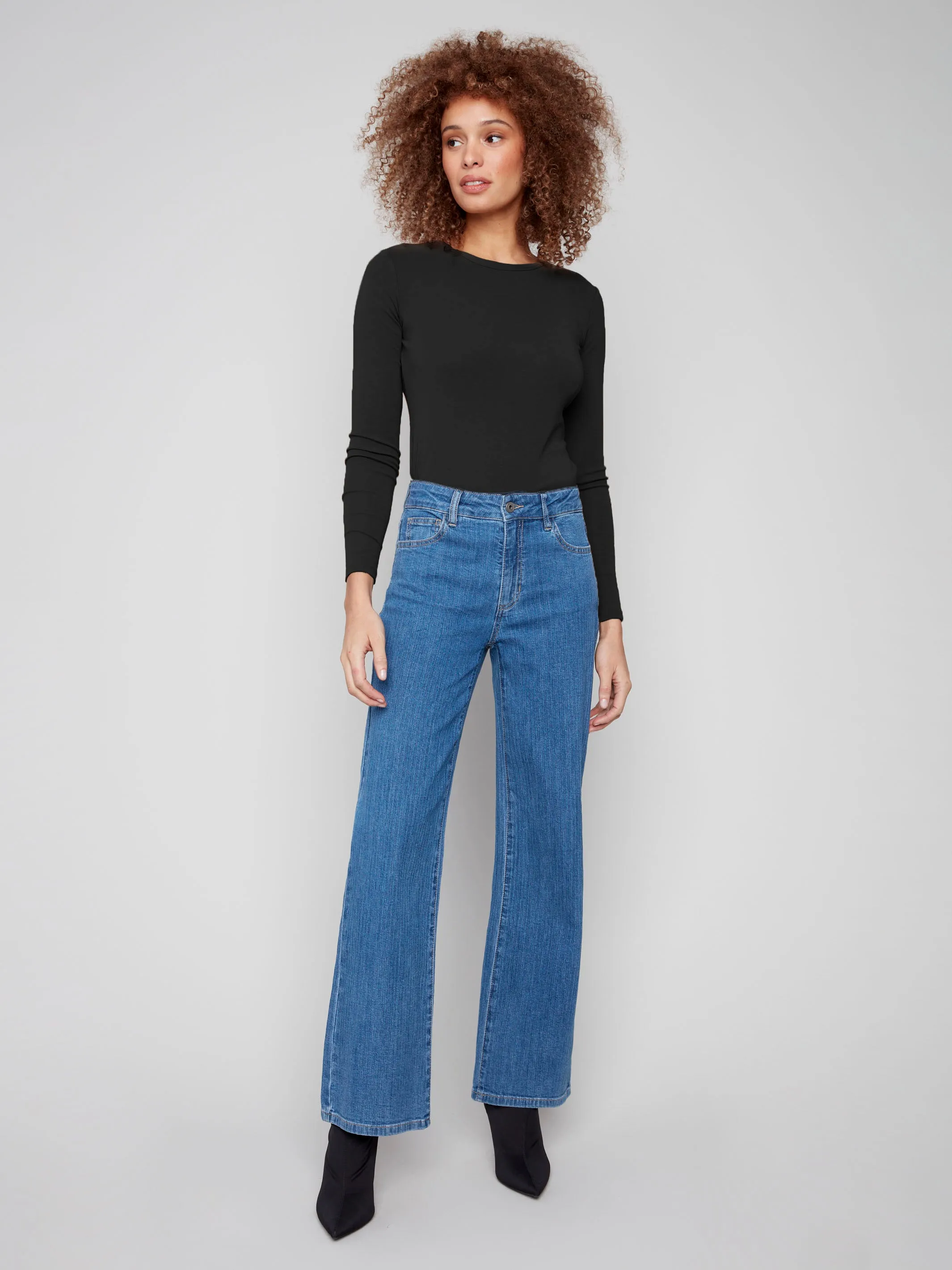 Wide Leg Corduroy Jeans - Stripes Family Style Gym Ready Daily Wear Low Maintenance