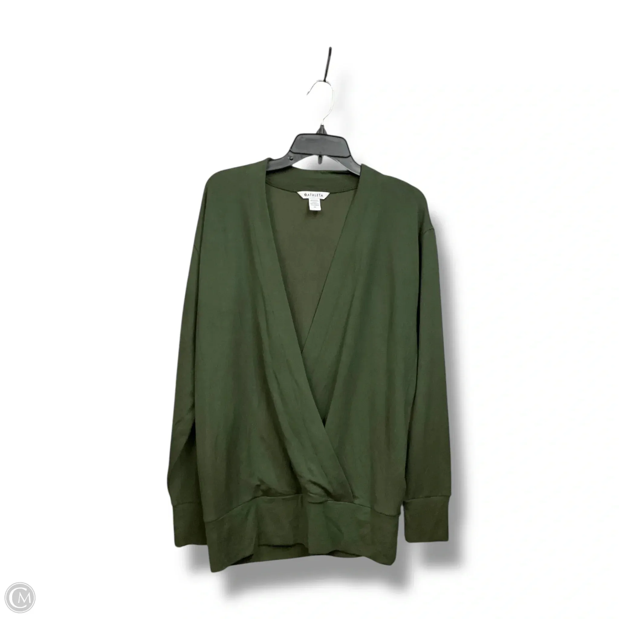 Sweatshirt Collar By Athleta In Green, Size: M Crown Fit