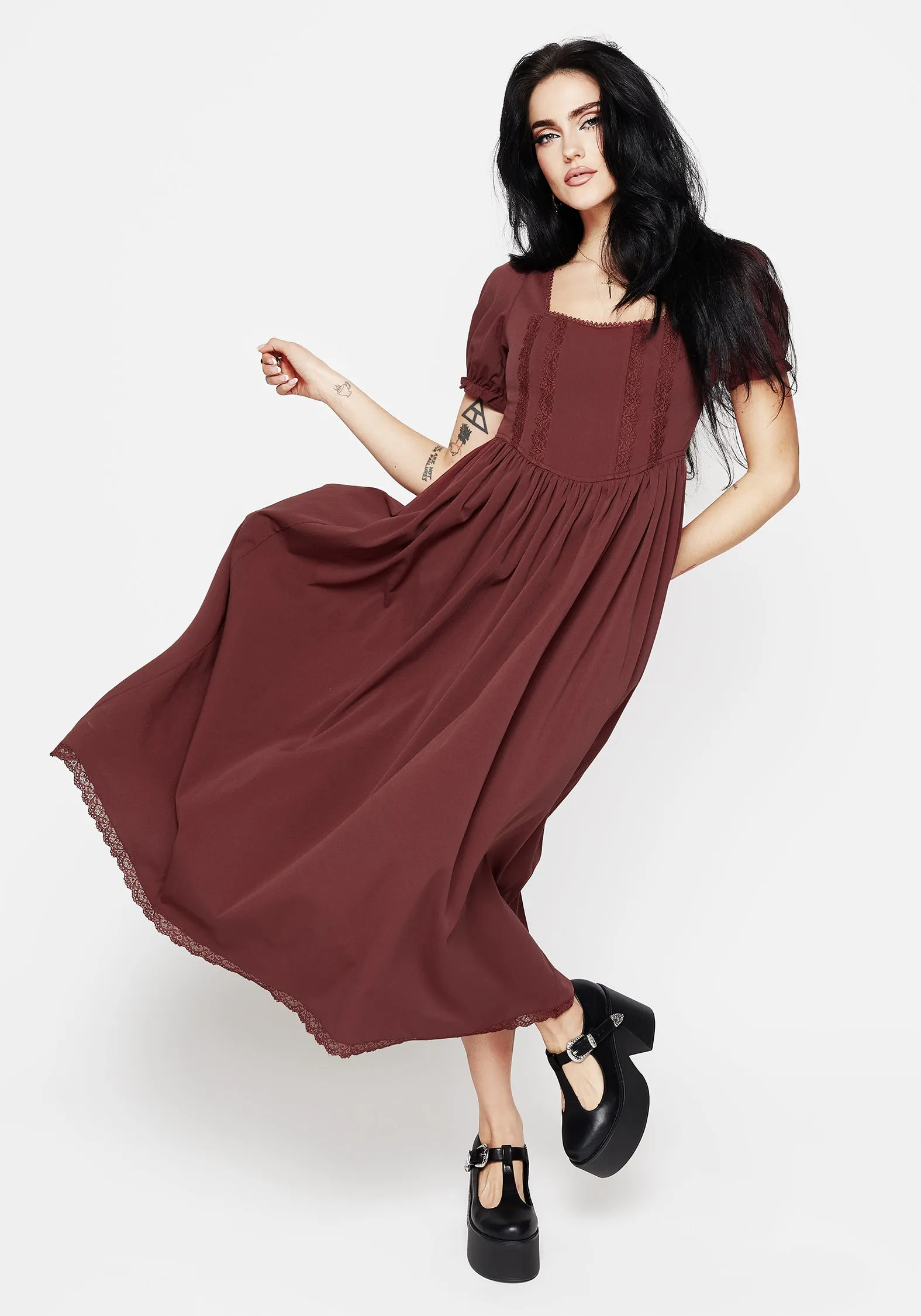 Classic Grace Market Lane Darya Corset Midaxi Dress