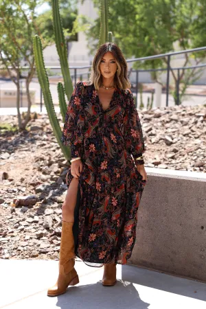 Botanic Scene Darkling Dress