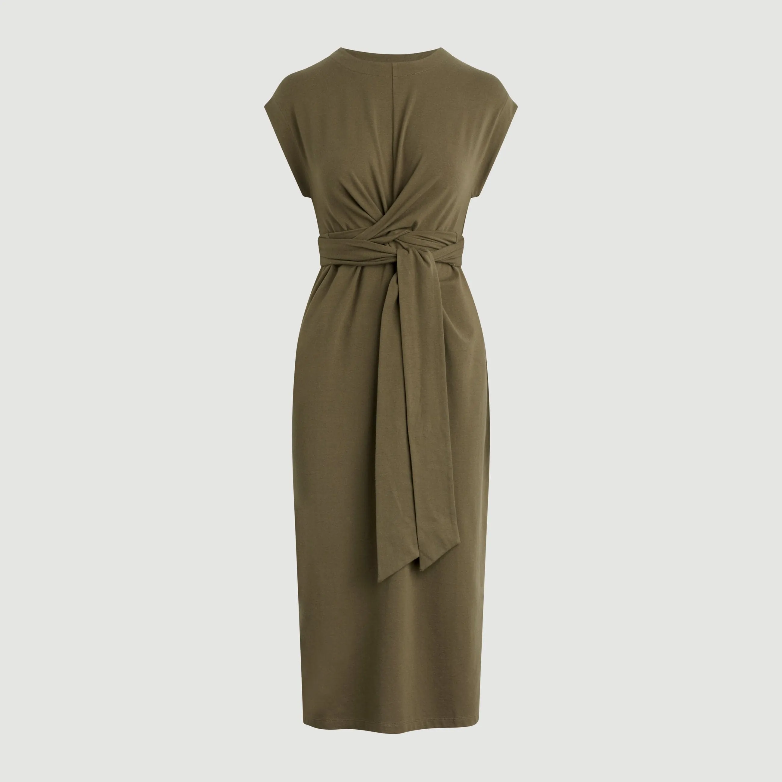 Fei Tie-Front Organic Cotton Dress (Petite) Fashion Design Breezy Comfort