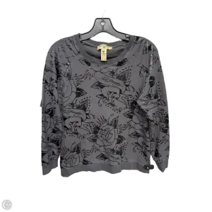 Sweatshirt Crewneck By Ed Hardy In Grey, Size: M Versatile Dress