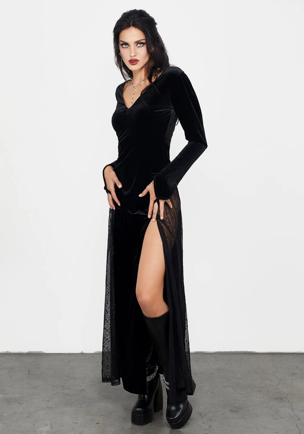 Bridge Walk The elegant design of this maxi dress adds a refined touch to your wardrobe without being overly complicated Countess Bodysuit Gown