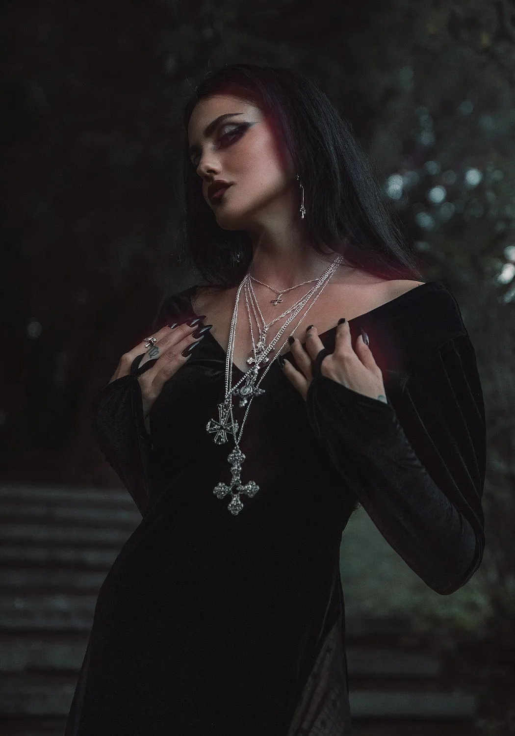 Retro Charm The flattering design of this dress ensures it enhances your shape while providing comfort Countess Bodysuit Gown