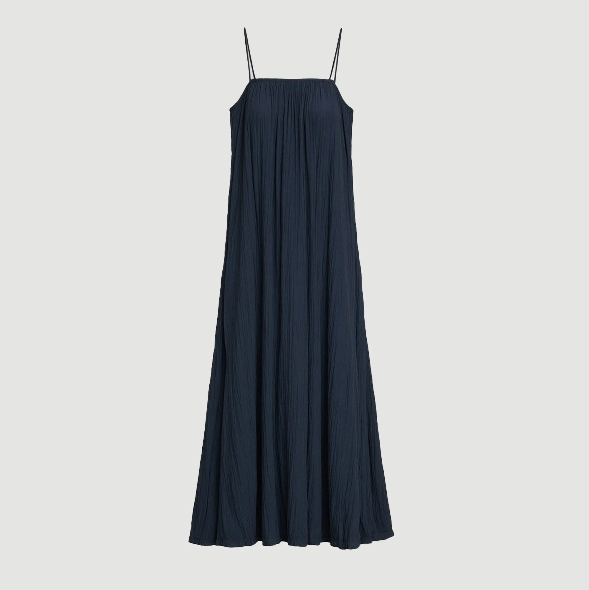 London Edge Cool Vest Solange Crinkled Maxi Dress (Petite)