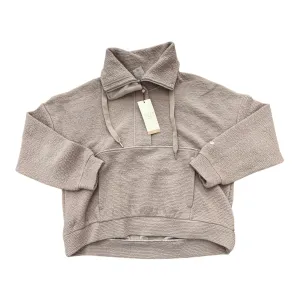 AdjustableHemline Outdoor Apparel Athletic Sweatshirt Collar By Calia In Mauve, Size:Xs