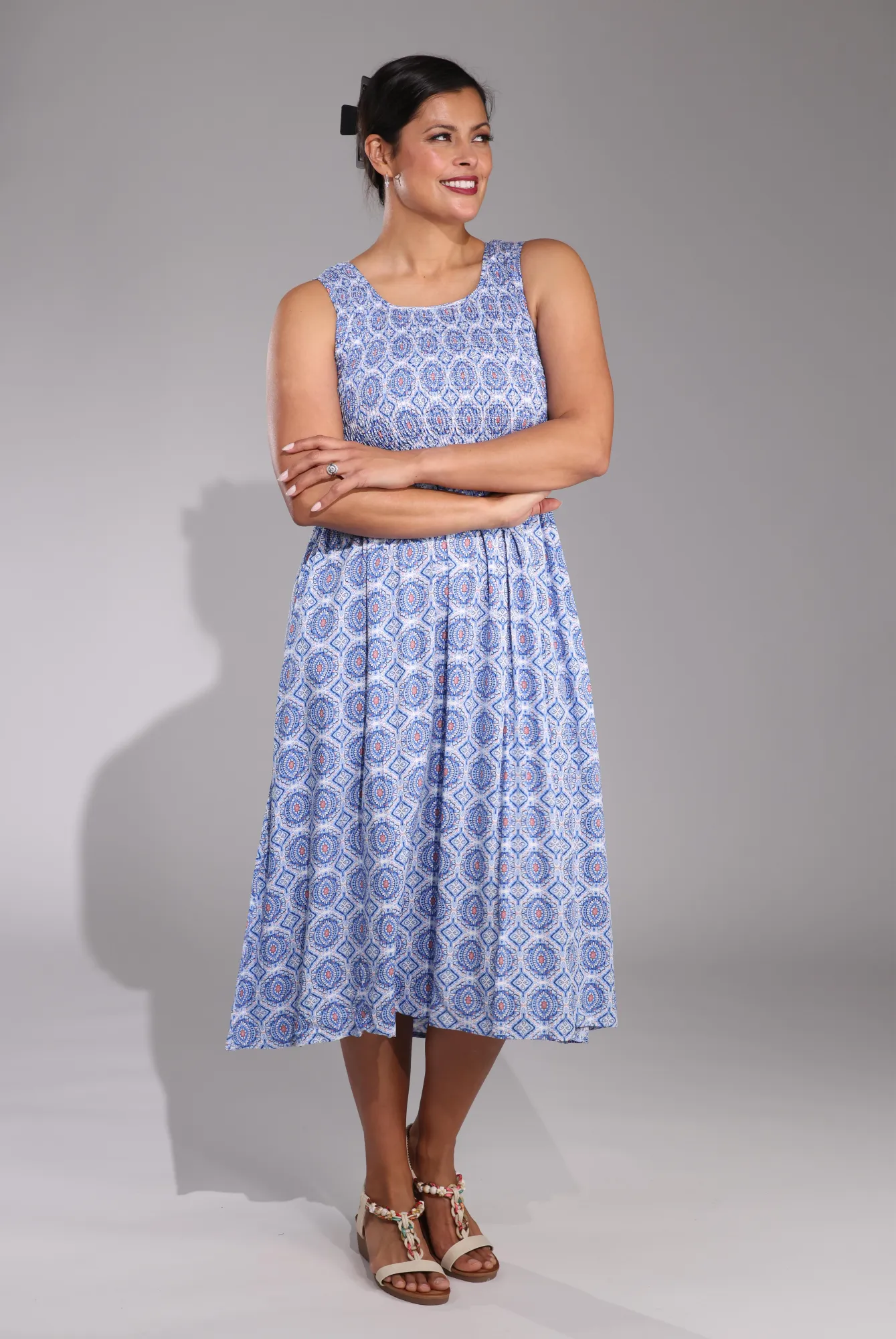 QuickDryTechnology Dress | Sky Mosaic | 3357C1