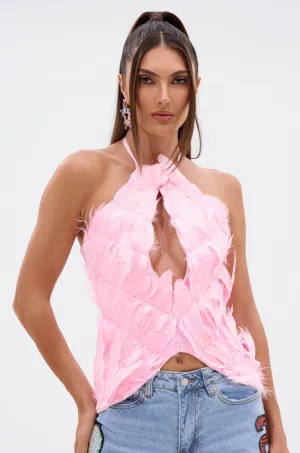 Long service life Electronic - warfare - capable FEATHER QUEEN BLOUSE