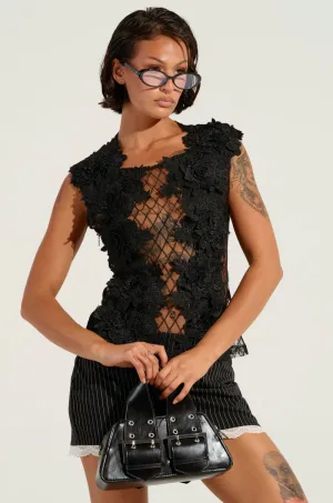 LOTS TO GIVE TOP Breathable mesh