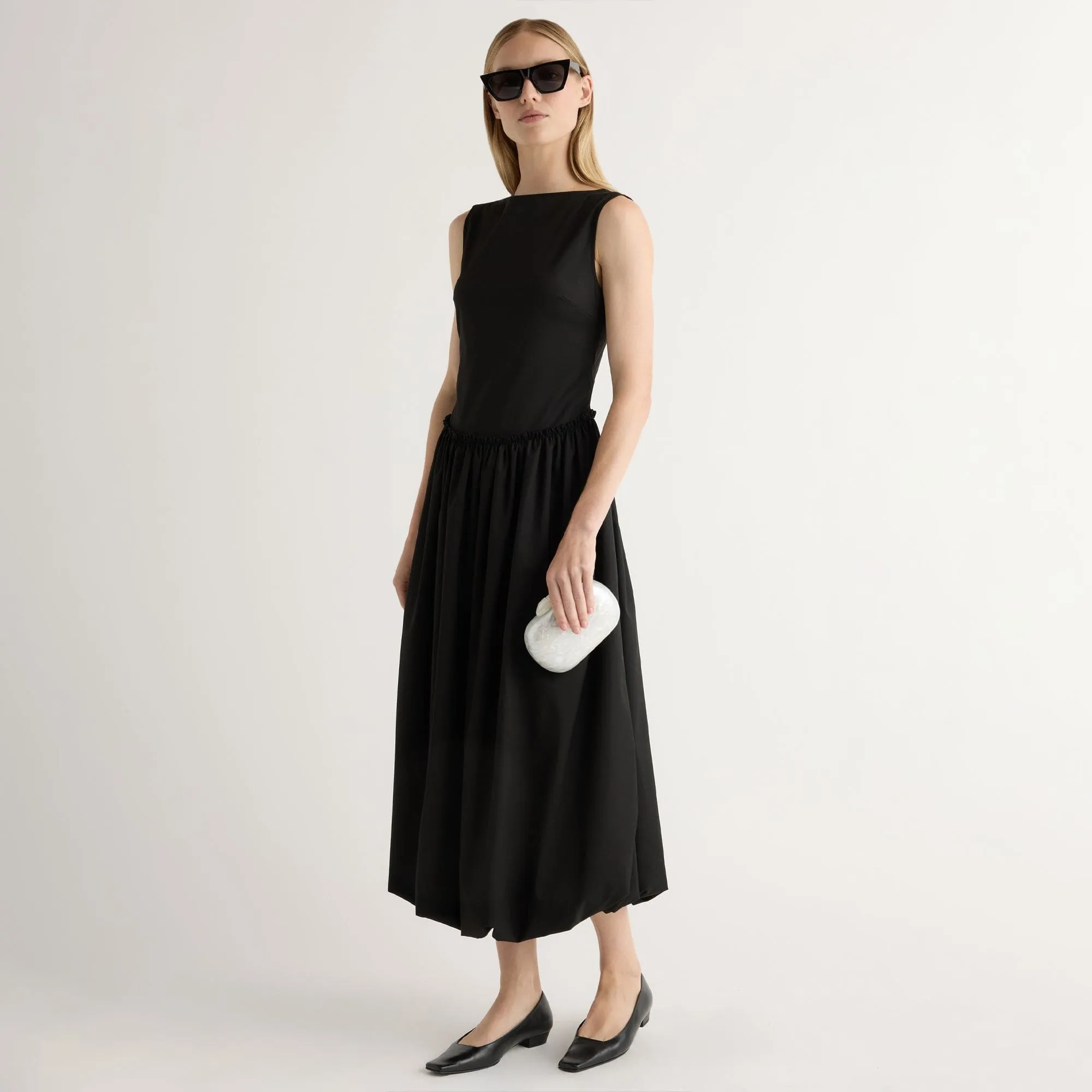 Design Glow MultiPanelCut Ambretta Drop-Waist Bubble Dress