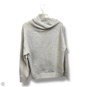 Athletic Sweatshirt Collar By Balance Collection In Grey, Size: M Flexible Waistband StretchPaneling
