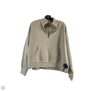 Sweatshirt Collar By C And C In Tan, Size: L Campus Vibe