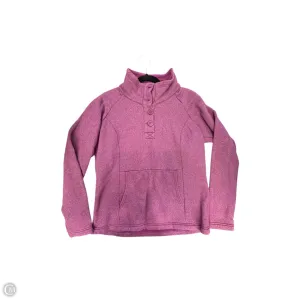 Sweatshirt Collar By Columbia In Purple, Size: M Layered Hem Details WrinkleResistantFabric