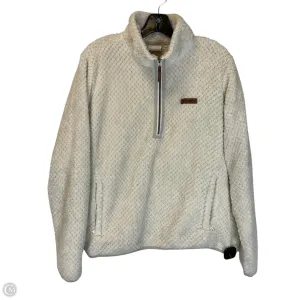 Classic Suit Sweatshirt Collar By Columbia In White, Size: L