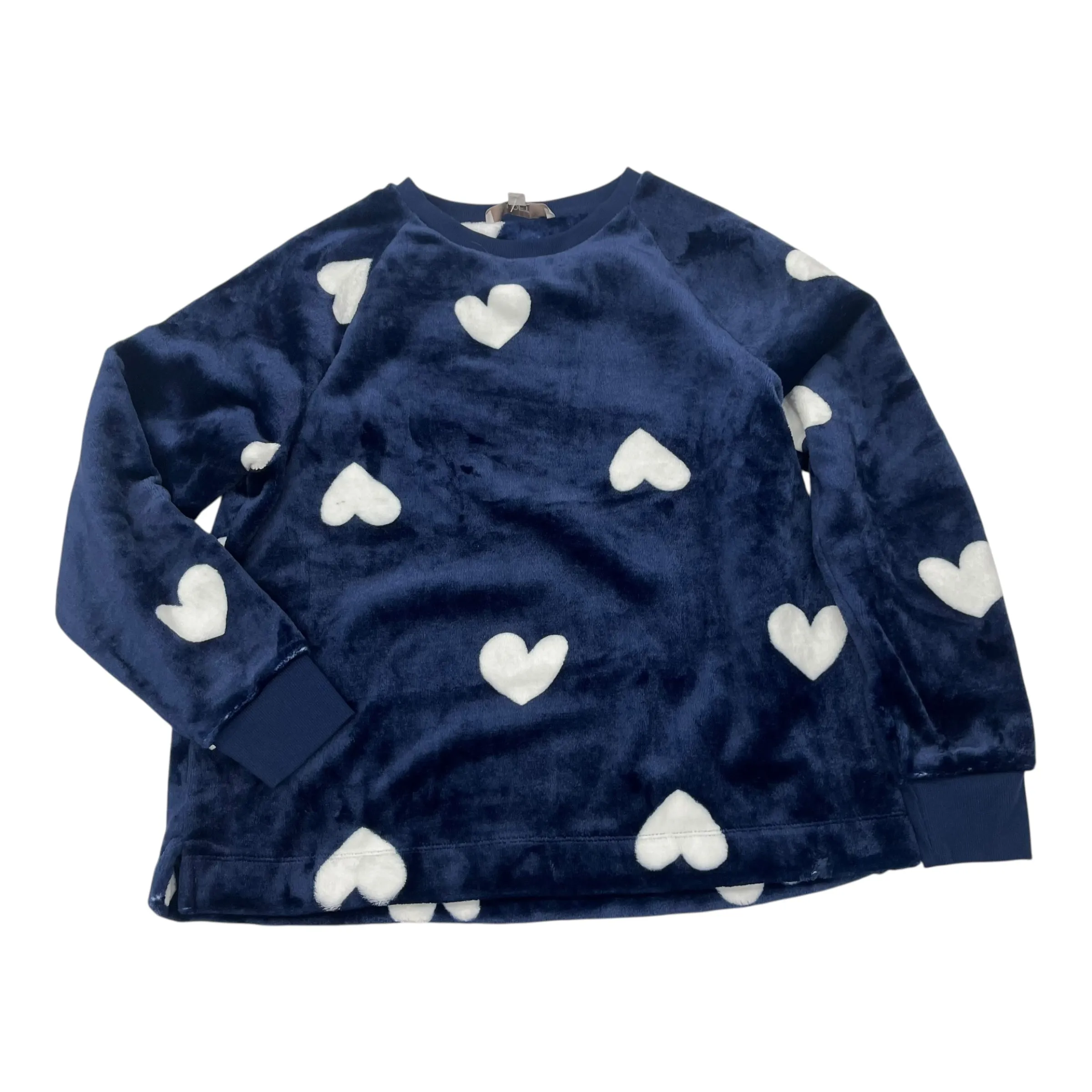 Sweatshirt Crewneck By Loft In Blue, Size:M Light Wool QuickRelease Closure