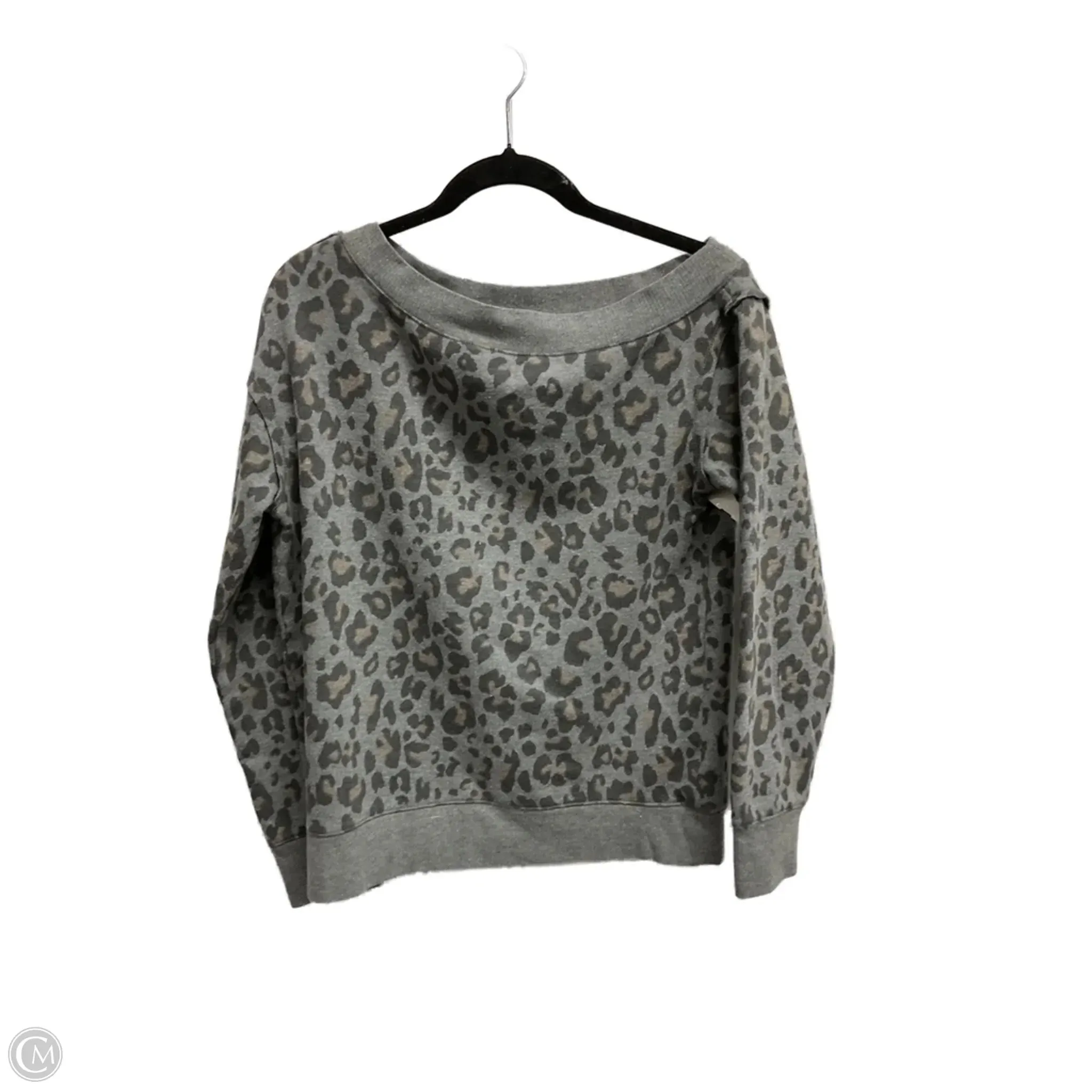 Sweatshirt Crewneck By Maurices In Leopard Print, Size: Xs Brave Mode