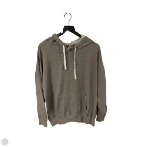 wrinkle free Casual Fashion Sweatshirt Hoodie By Buffalo David Bitton In Tan, Size: Xl