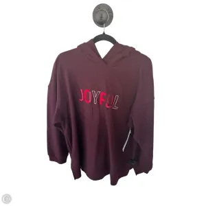 EcoDye Process Sweatshirt Hoodie By Lane Bryant In Maroon, Size: 1x