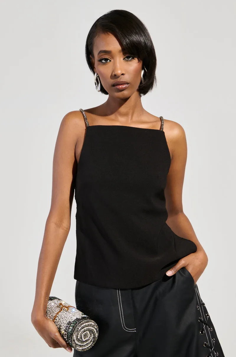 Reinforced Edges Reinforced Shoulder Structure BLING BLING TOP