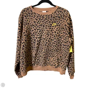 Sweatshirt Collar By Nike In Animal Print, Size: L Timeless Wear