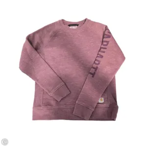 Sweatshirt Crewneck By Carhartt In Pink, Size: M Organic Cotton Certification Stylish Bottom