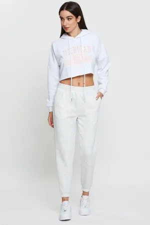 Everyday Comfort Fit Grey Track Pants High Rise