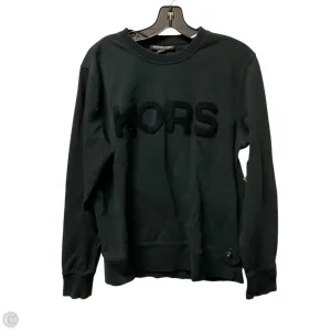 Sweatshirt Crewneck By Michael By Michael Kors In Black, Size: L Resort Mood AdjustableCuffs